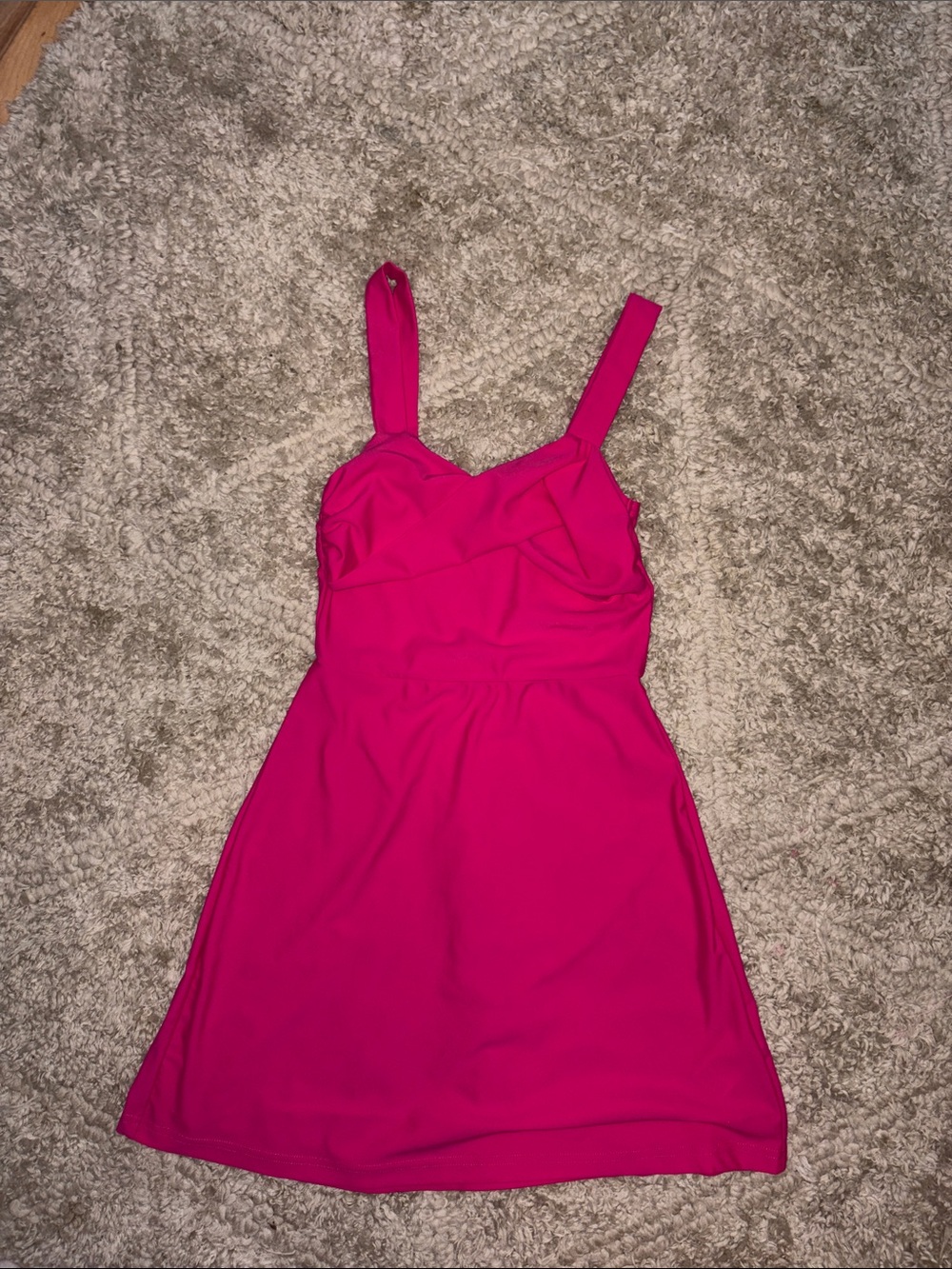 Shein hot pink dress